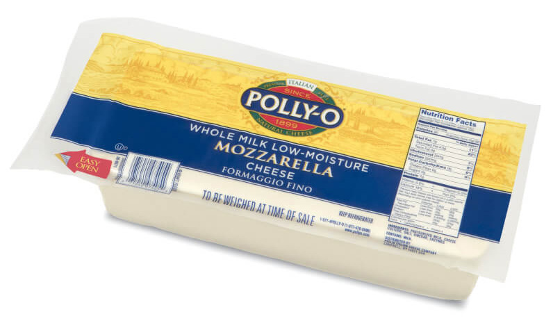 Low Moisture Whole Milk Fino Mozzarella ⓊD, 7.5 lb. Loaf