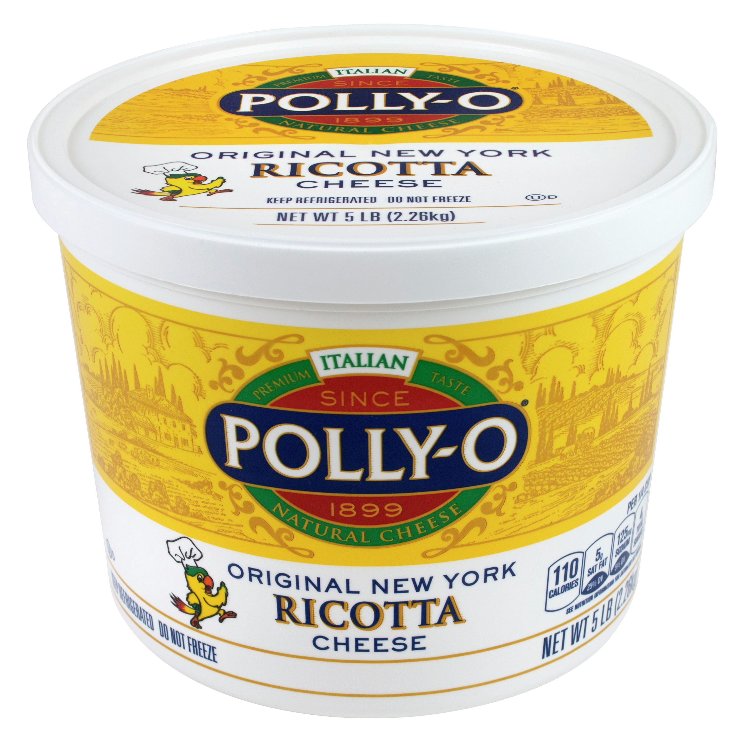 New York Style (TLC) Ricotta ⓊD, 5 lb. Tub