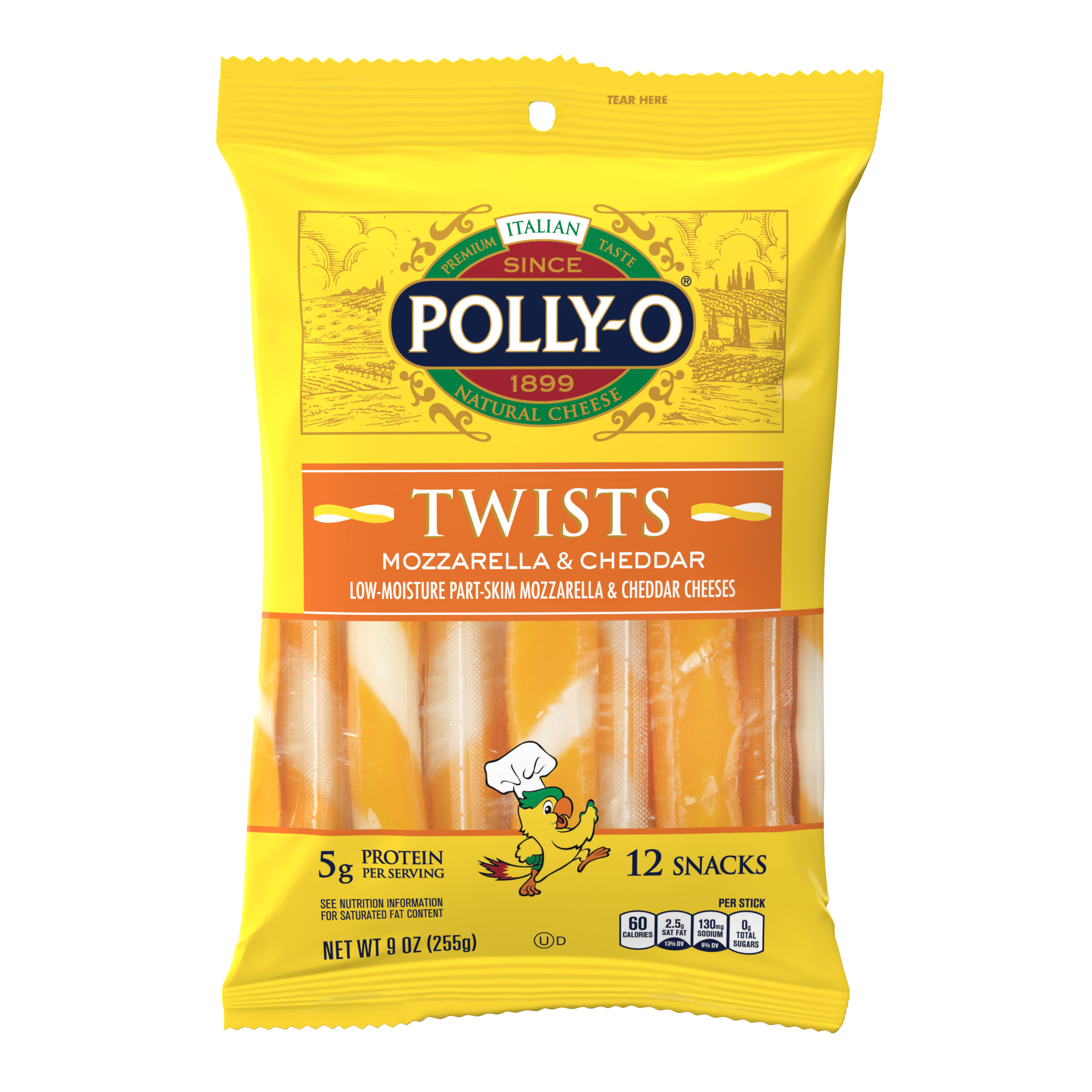 Twists String Cheese ⓊD, 9 oz. Bag