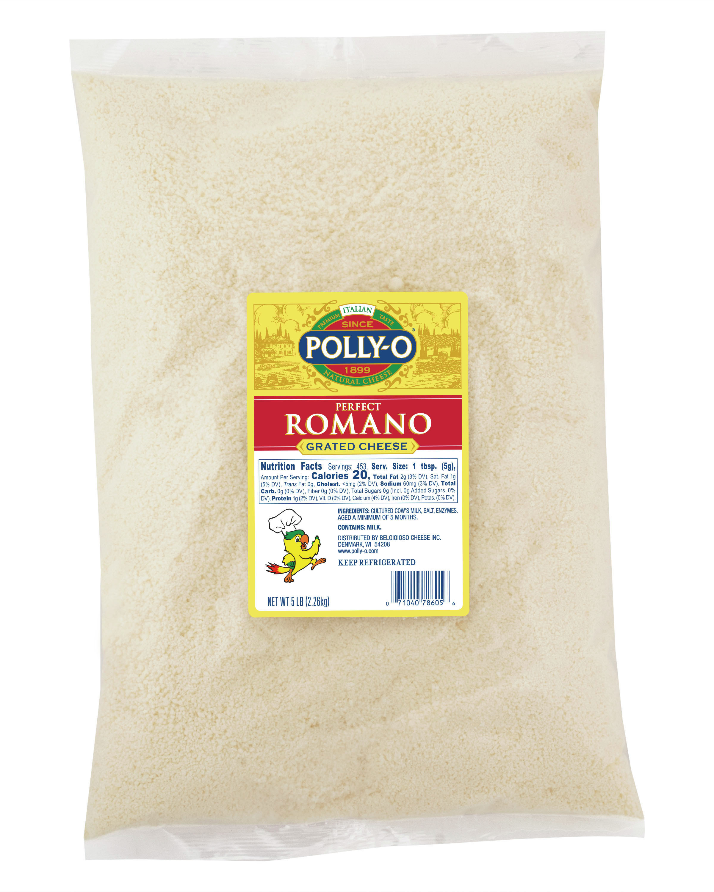 Grated Perfect Romano, 5 lb. Bag