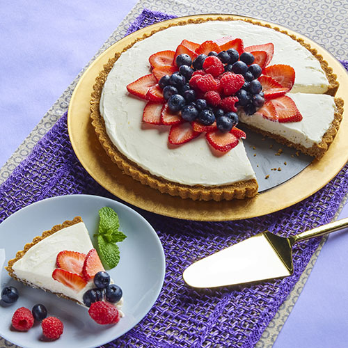 No Bake Ricotta Cheesecake